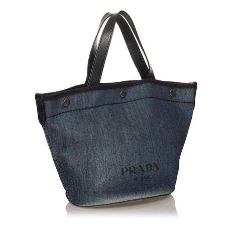 amazon beach bag prada|prada denim tote bag.